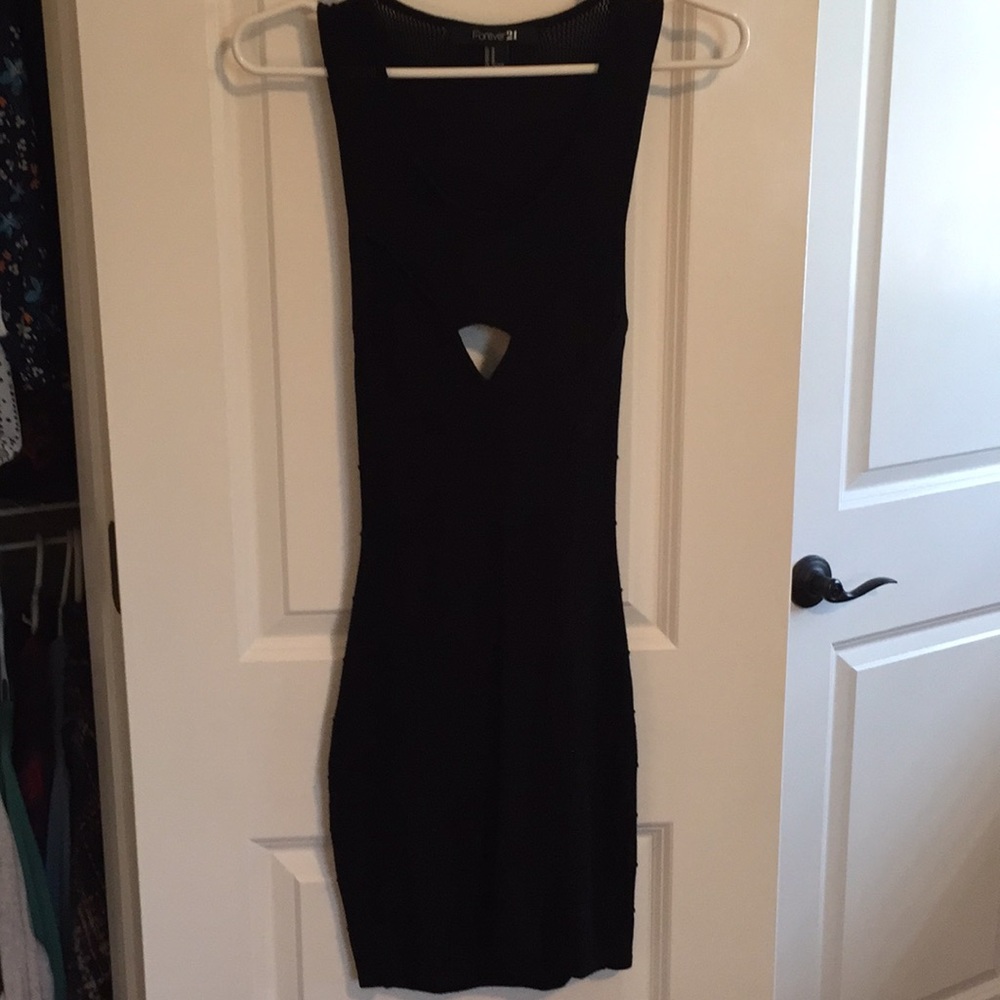 Forever 21 black party dress